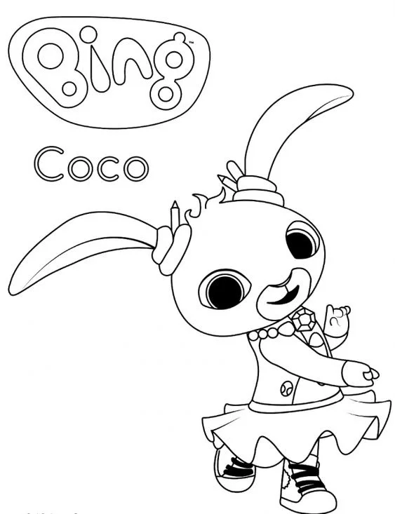 Disegni da colorare Bing 18