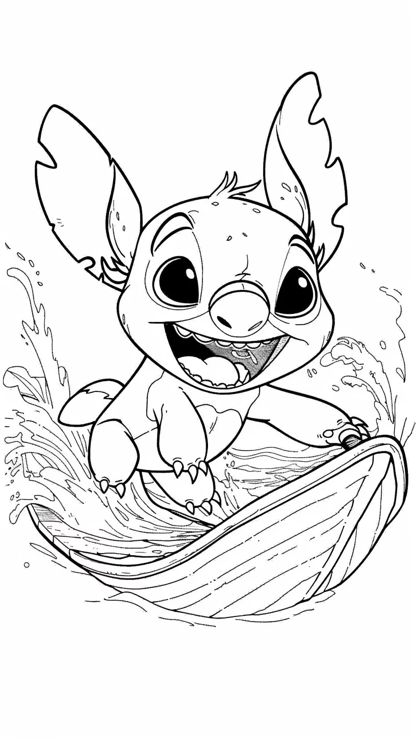 Lilo e Stitch 19 Disegni da colorare Lilo e Stitch 11