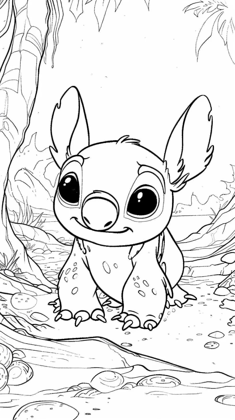Lilo e Stitch 23 Disegni da colorare Lilo e Stitch 15