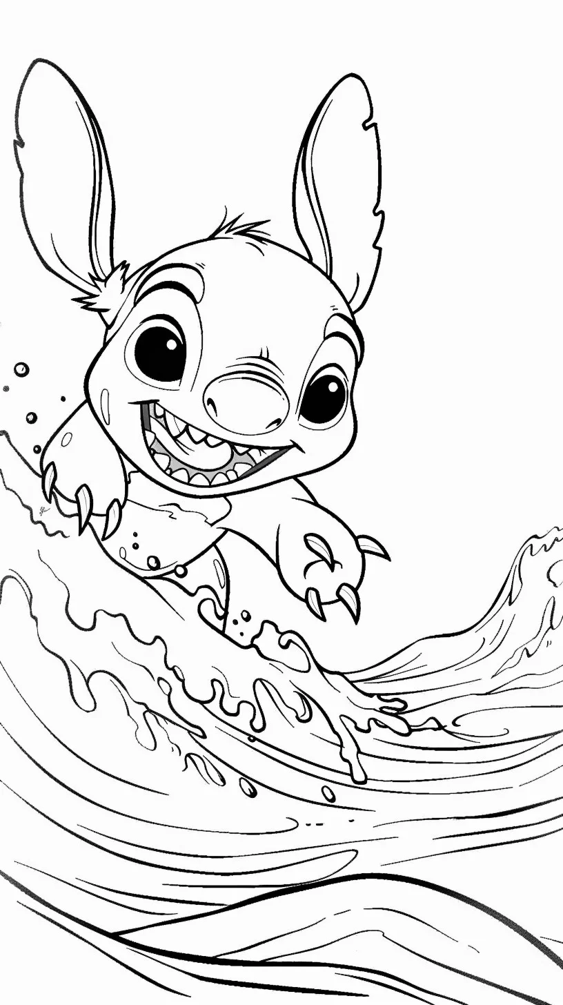 Lilo e Stitch 25 Disegni da colorare Lilo e Stitch 17