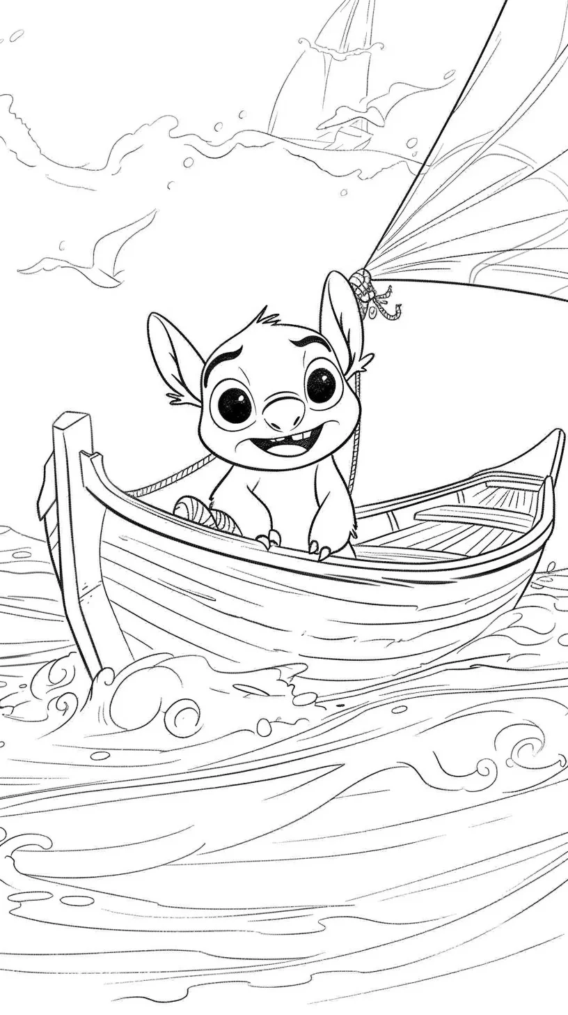Lilo e Stitch 32 Disegni da colorare Lilo e Stitch 24