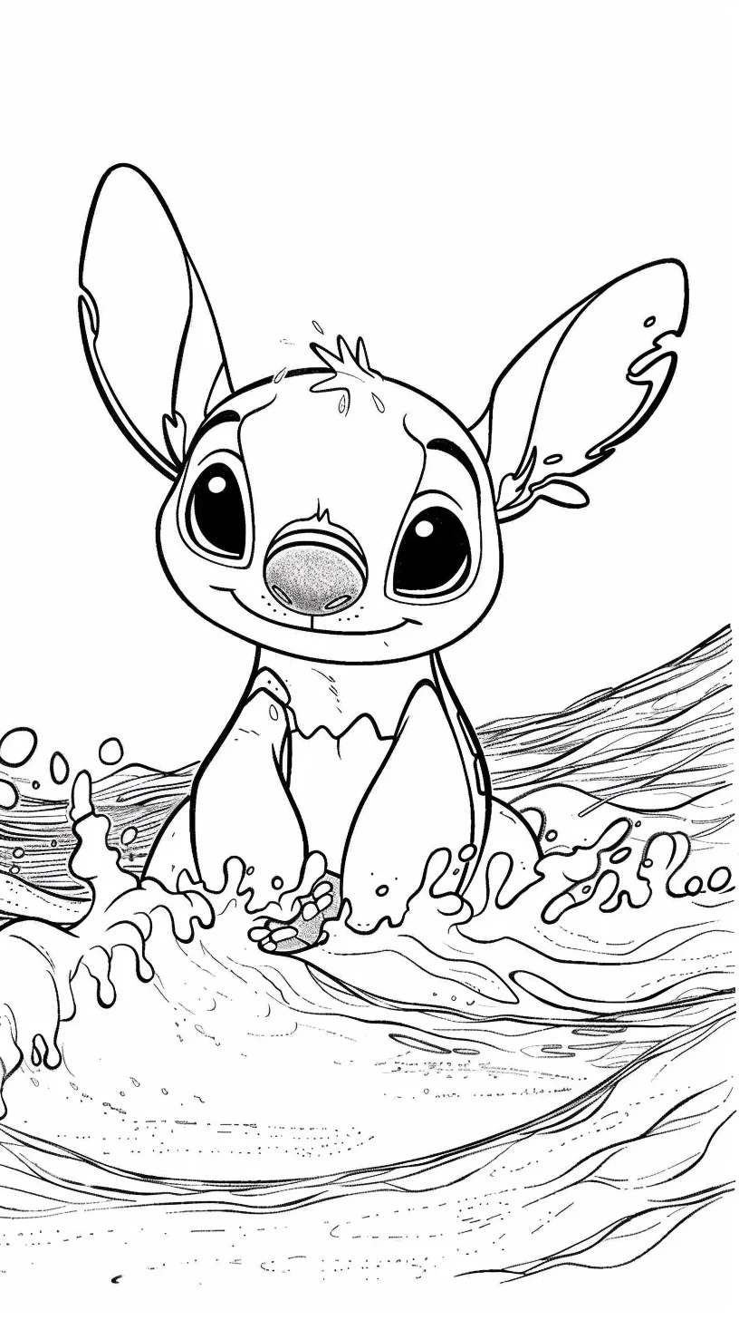 Lilo e Stitch 29 Disegni da colorare Lilo e Stitch 21