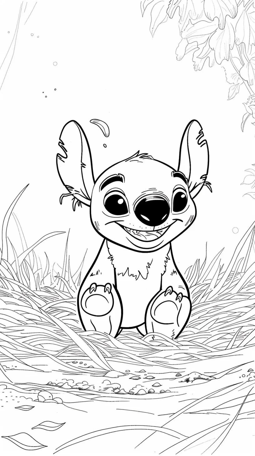 Lilo e Stitch 31 Disegni da colorare Lilo e Stitch 23