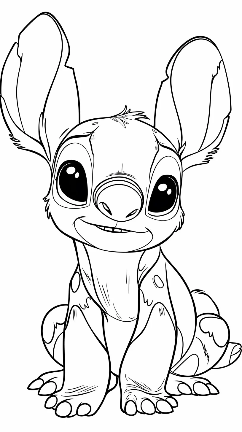 Lilo e Stitch 33 Disegni da colorare Lilo e Stitch 25