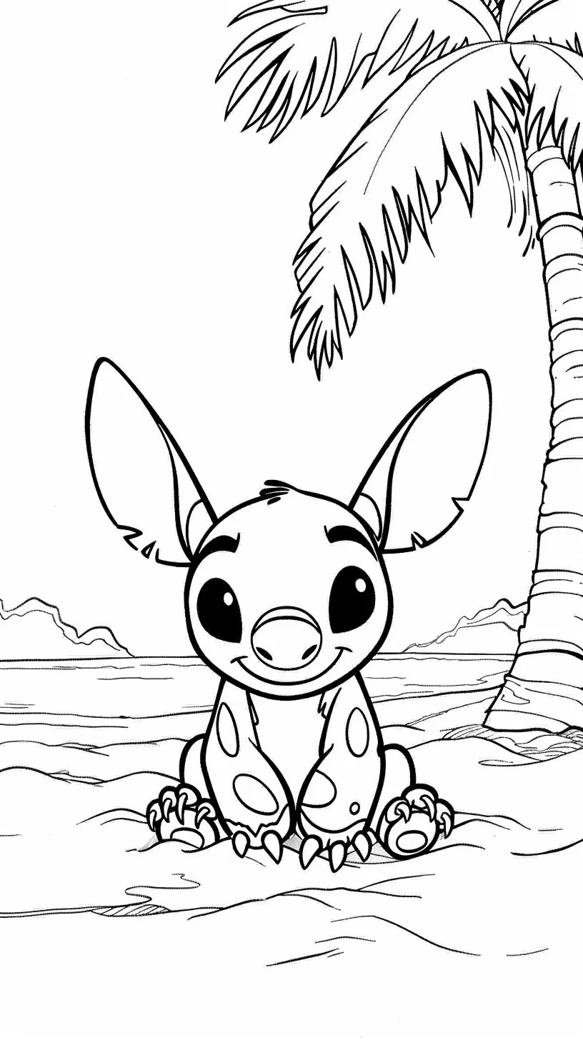 Lilo e Stitch 27 Disegni da colorare Lilo e Stitch 19