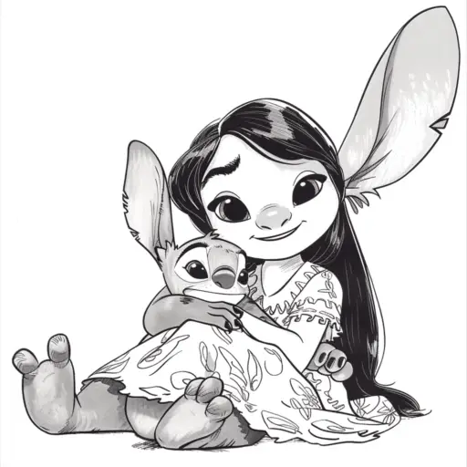 lilo and stitch coloring page