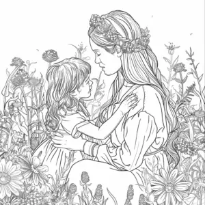 Festa della Mamma da colorare thumbnail