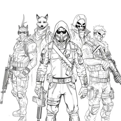 fortnite coloring page