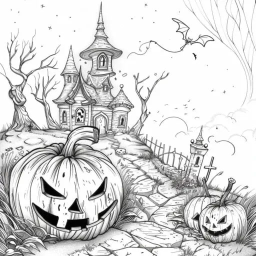 Halloween da colorare thumbnail