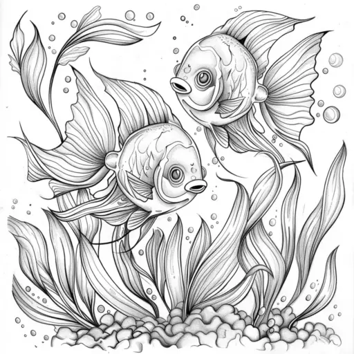Pesci da colorare thumbnail