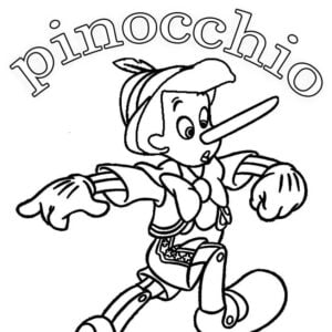 Pinocchio 33 Pinocchio da colorare thumbnail