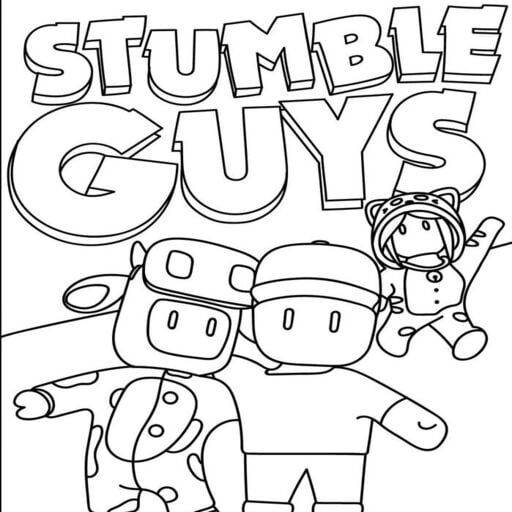 Stumble Guys da colorare thumbnail