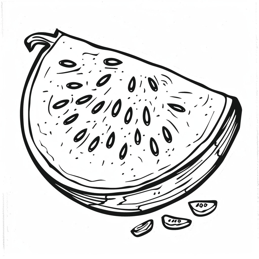 Anguria da colorare thumbnail