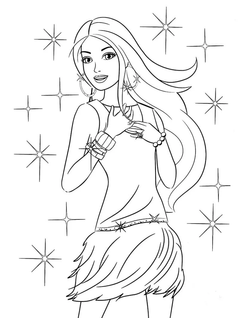 Barbie 26 disegni da stampare e colorare Barbie