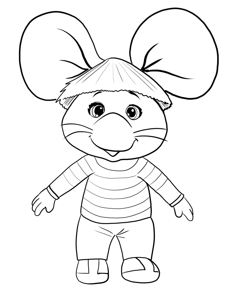 15 dibujos para colorear de Topo Gigio | Imprima o coloree en línea gratis