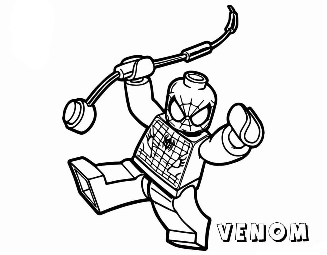 Venom 54 disegni facili di Venom da colorare