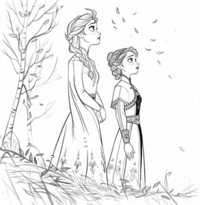 Elsa e Anna 31 Elsa e Anna da colorare thumbnail