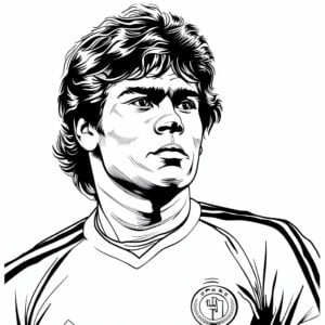 Maradona 35 Maradona da colorare thumbnail