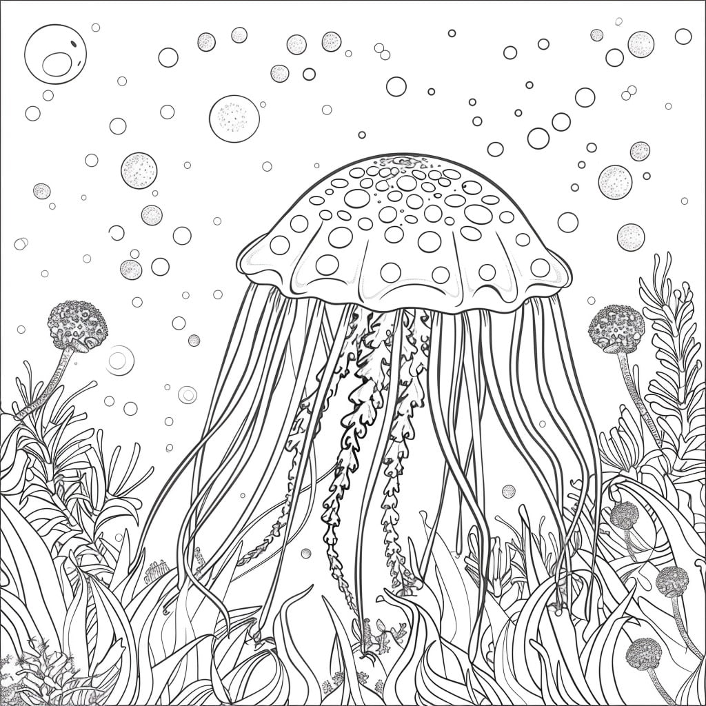 23 dibujos para colorear de medusas | Inmersión creativa en el mundo marino 23-dibujos-para-colorear-de-medusas-inmersi-n-creativa-en-el-mundo-marino
