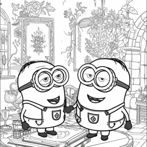 Minions da colorare thumbnail