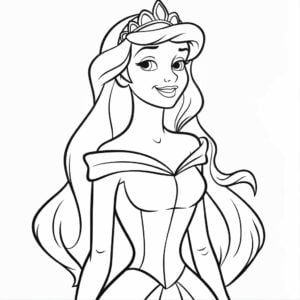 Principessa Aurora 29 Principessa Aurora da colorare thumbnail