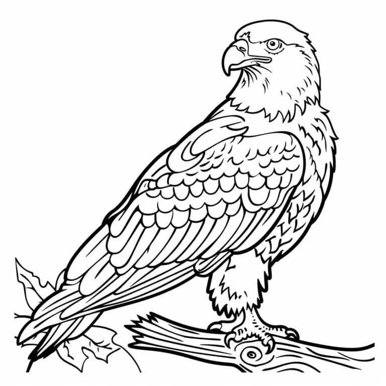 59 dibujos para colorear de águilas | Da rienda suelta a tu imaginación