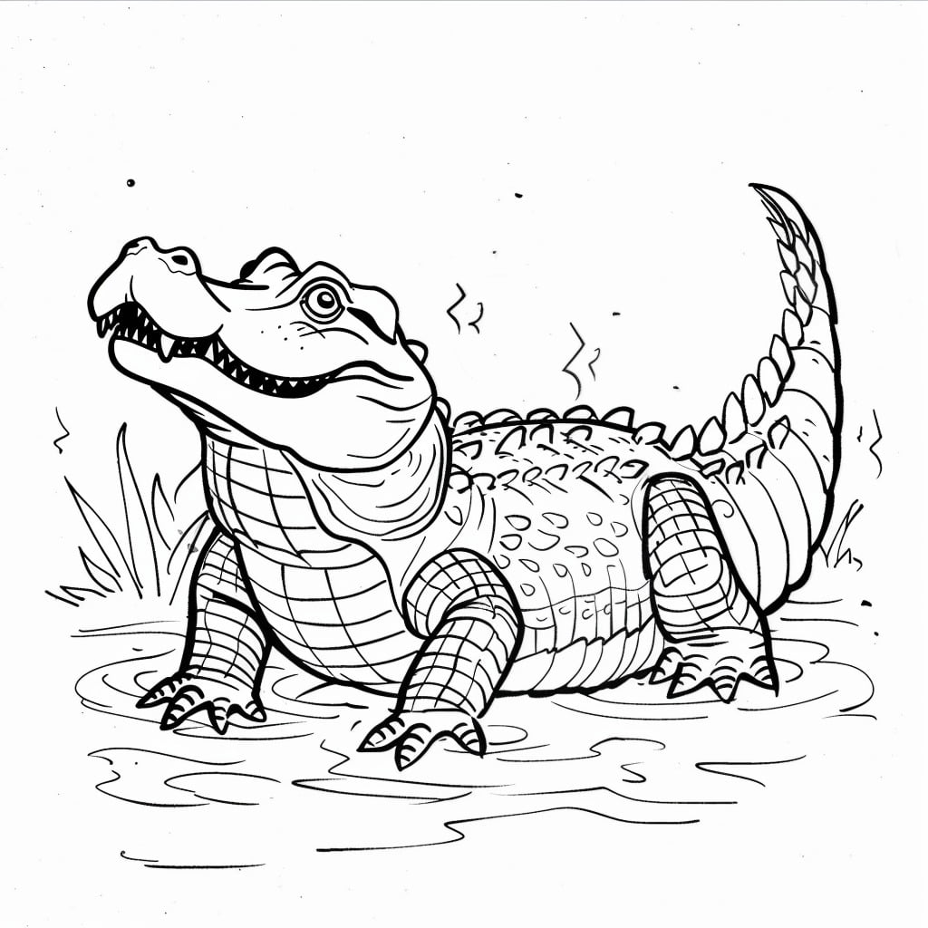 50 dibujos para colorear de cocodrilos | Descargar e imprimir PDF 50-dibujos-para-colorear-de-cocodrilos-descargar-e-imprimir-pdf