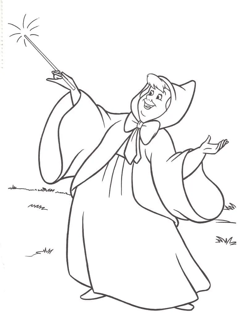Cenerentola 42 Cenerentola da colorare per bambini