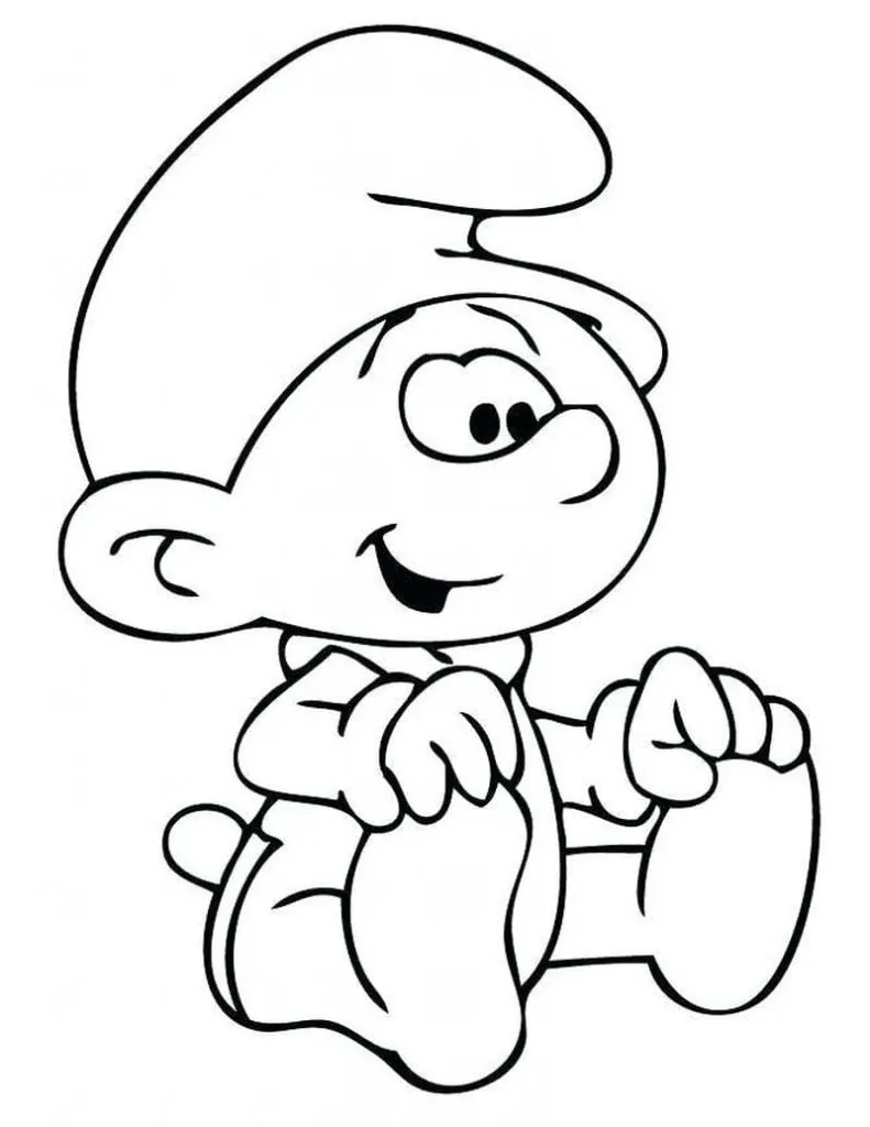 Dibujos de Pitufos para colorear e imprimir