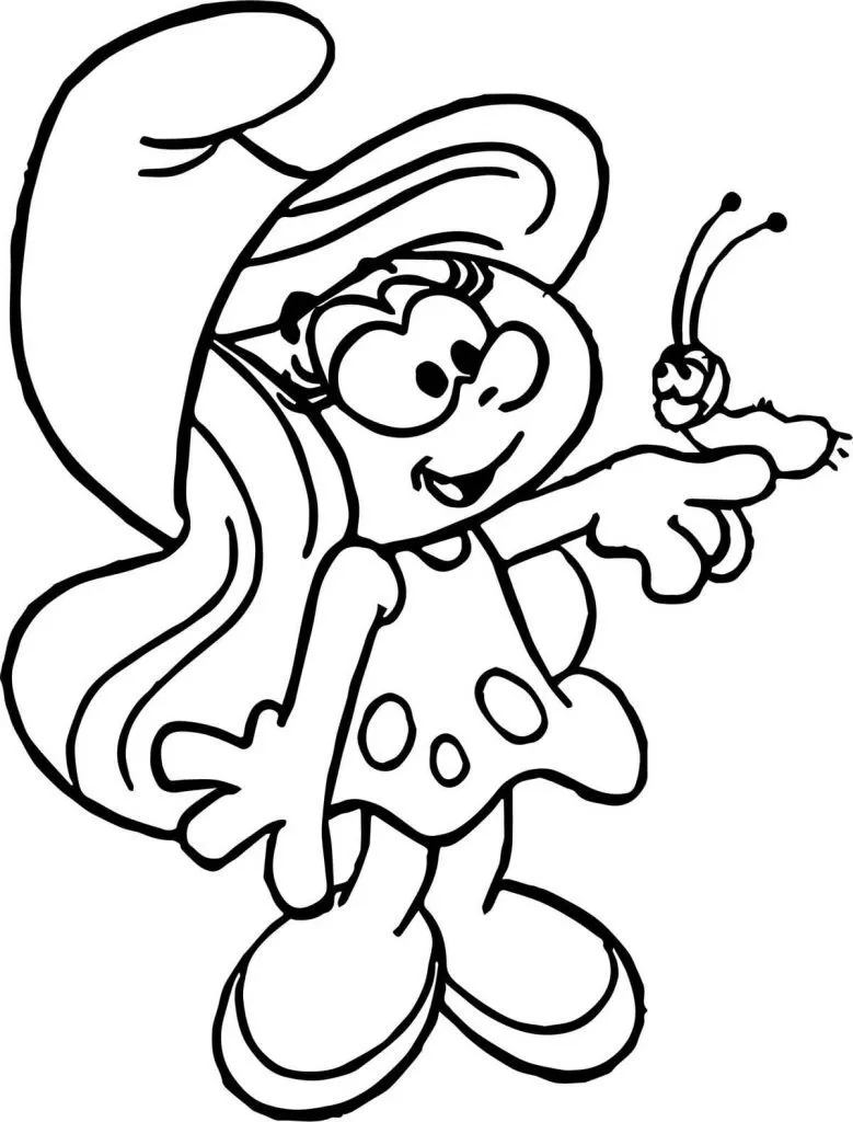 Dibujos de Pitufos para colorear