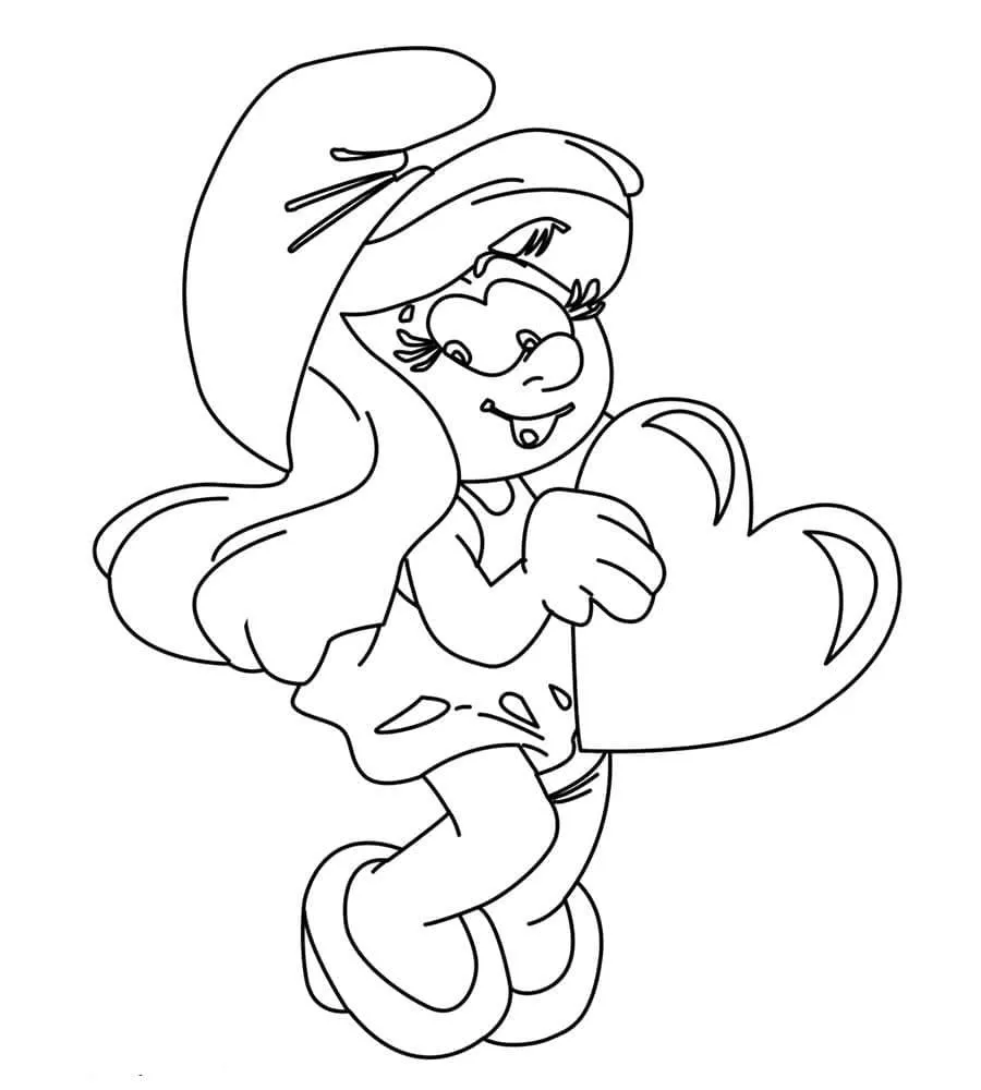 Dibujos de Los Pitufos para colorear para imprimir 2