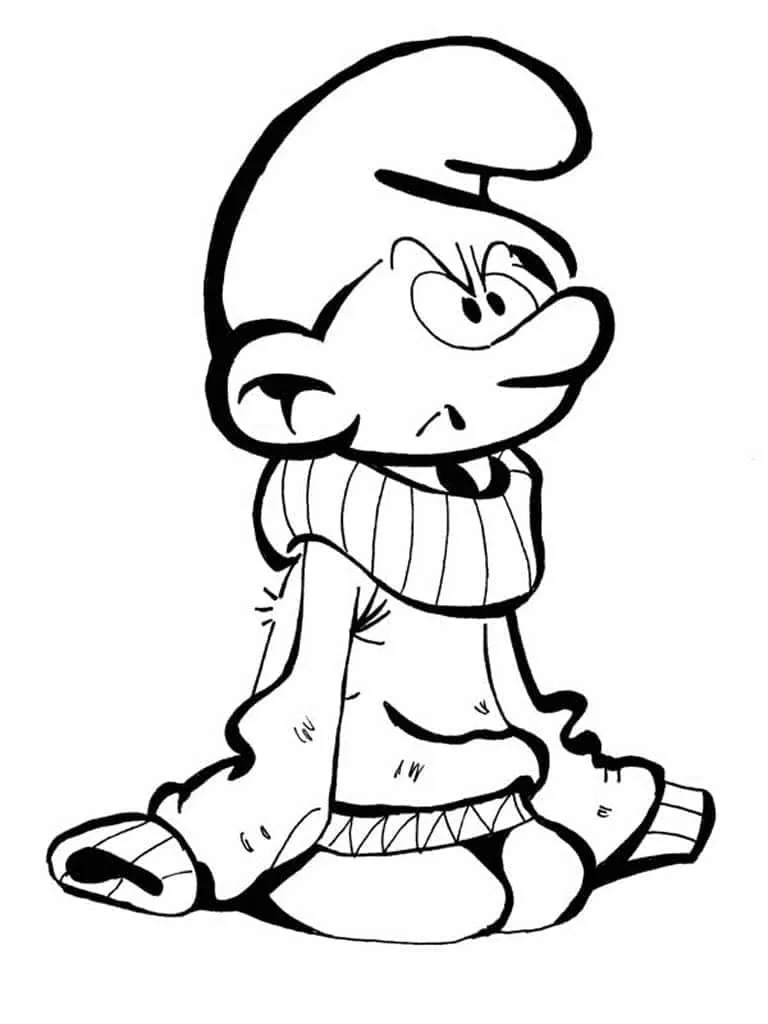 Dibujos de Pitufos para colorear gratis