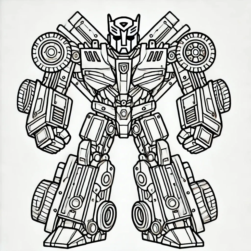 desenho para colorir transformers