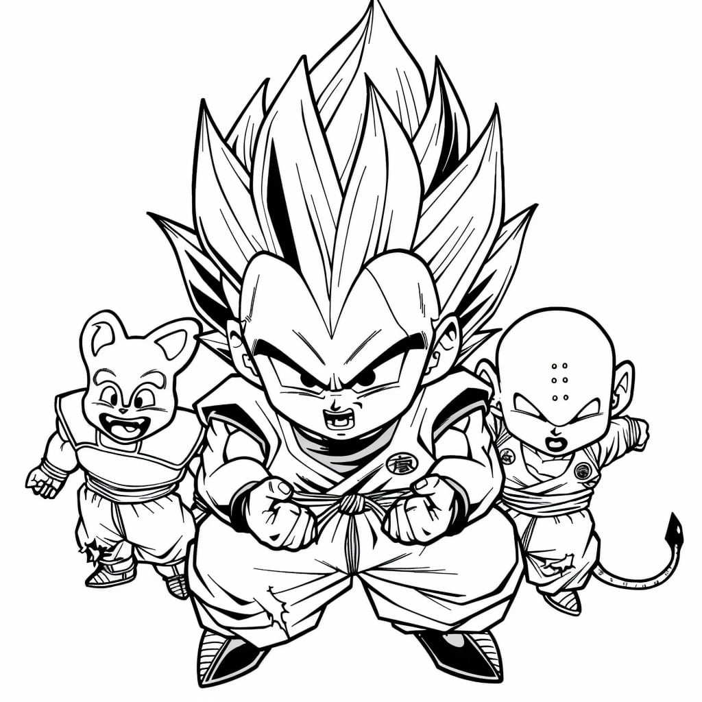 53 Dibujos De Dragon Ball Para Colorear Descargar E Imprimir Pdf 5386