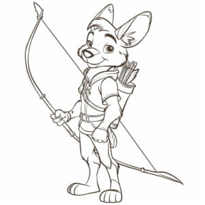 Robin Hood 26 Robin Hood da colorare thumbnail