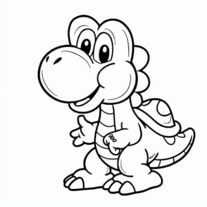 Yoshi da colorare thumbnail