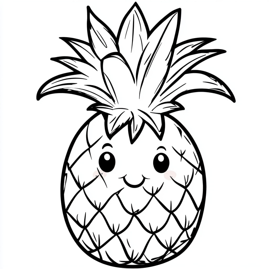 40 Coloriage Ananas : Une Plongée dans le Monde Tropical