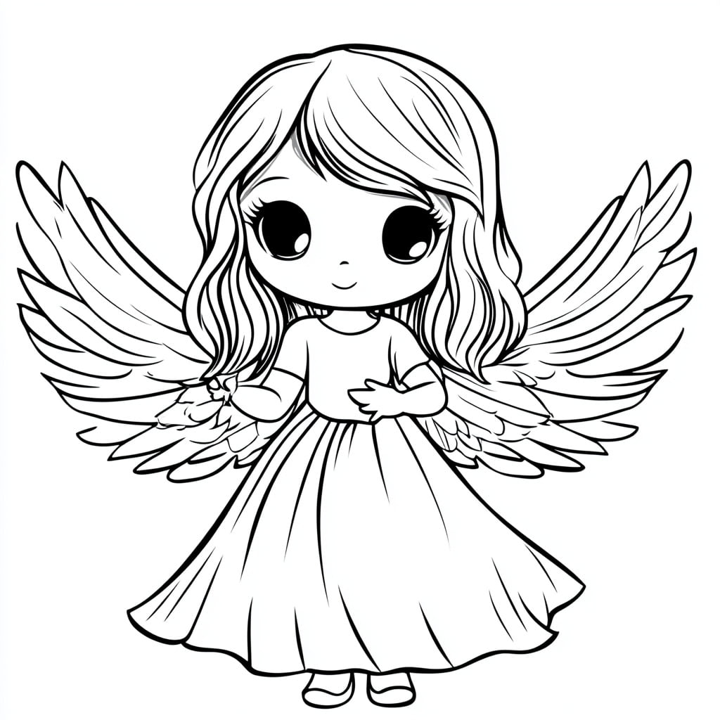 24 dibujos para colorear de ángeles: ¡da rienda suelta a tu creatividad angelical! 24-dibujos-para-colorear-de-ngeles-da-rienda-suelta-a-tu-creatividad-angelical