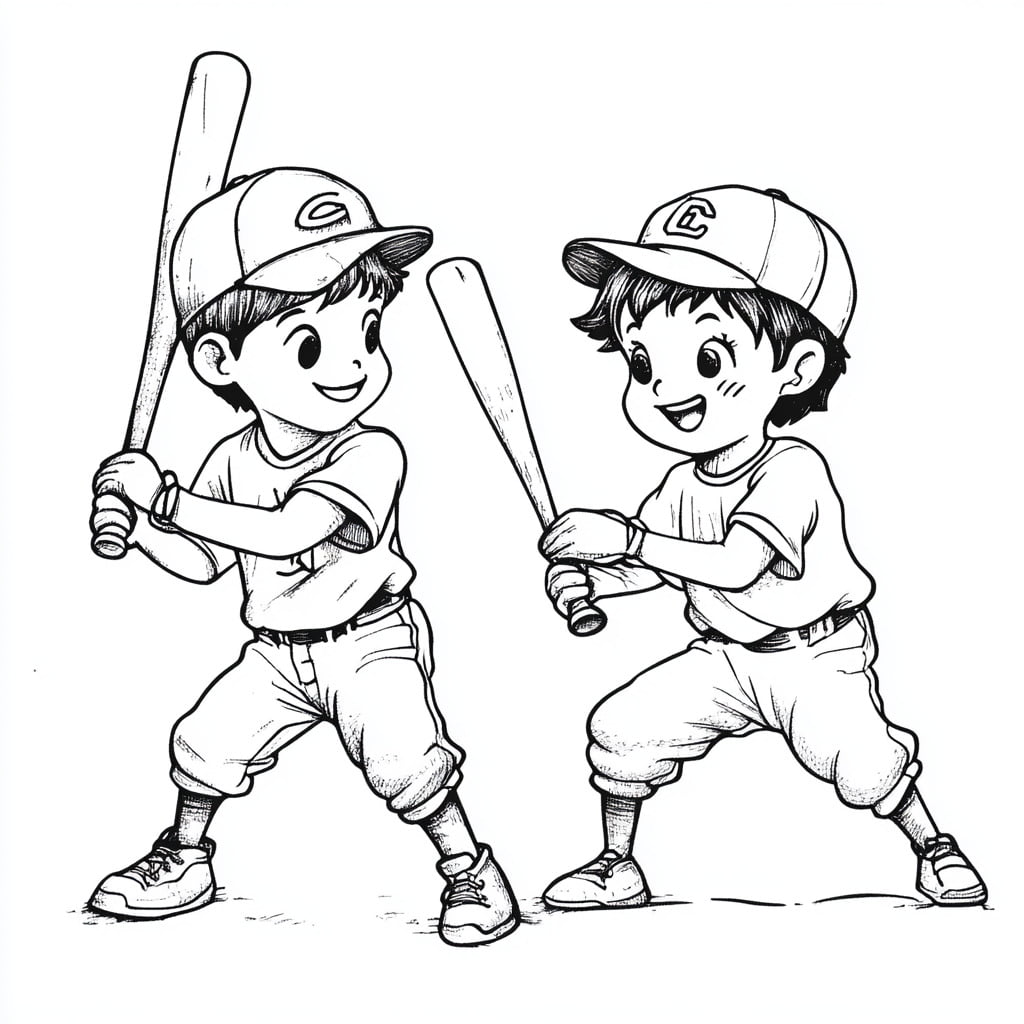 46 dibujos para colorear de béisbol ¡un jonrón de fantasía!