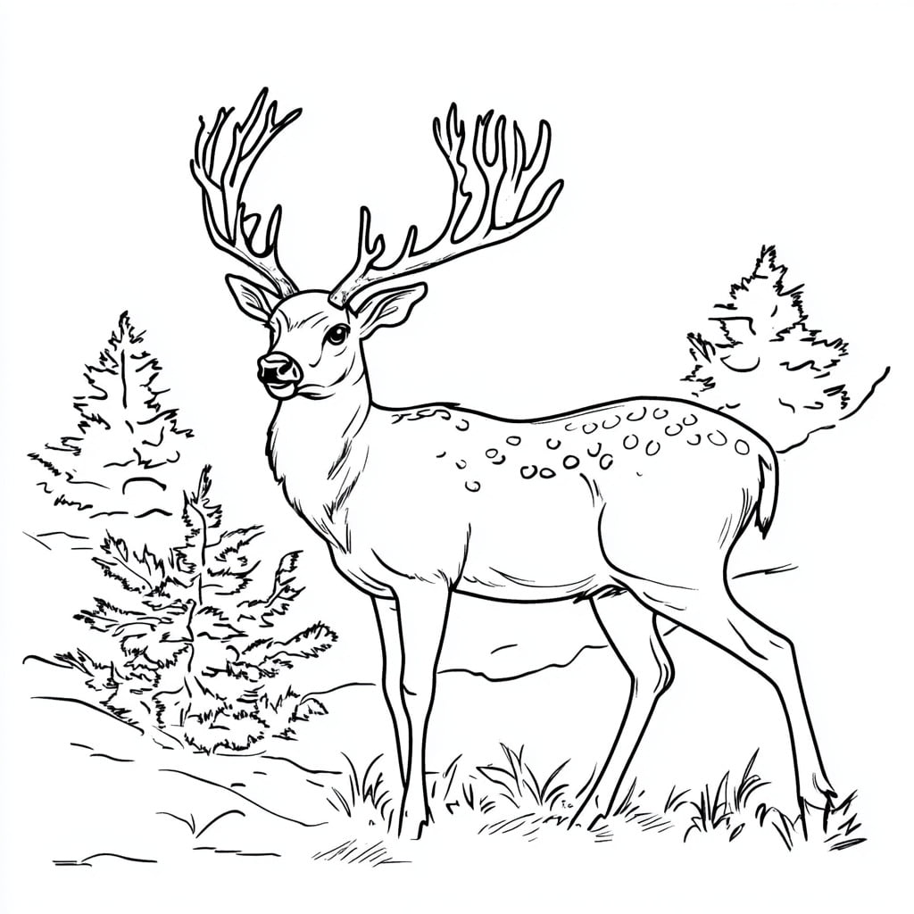 36 deer coloring pages printable online coloring