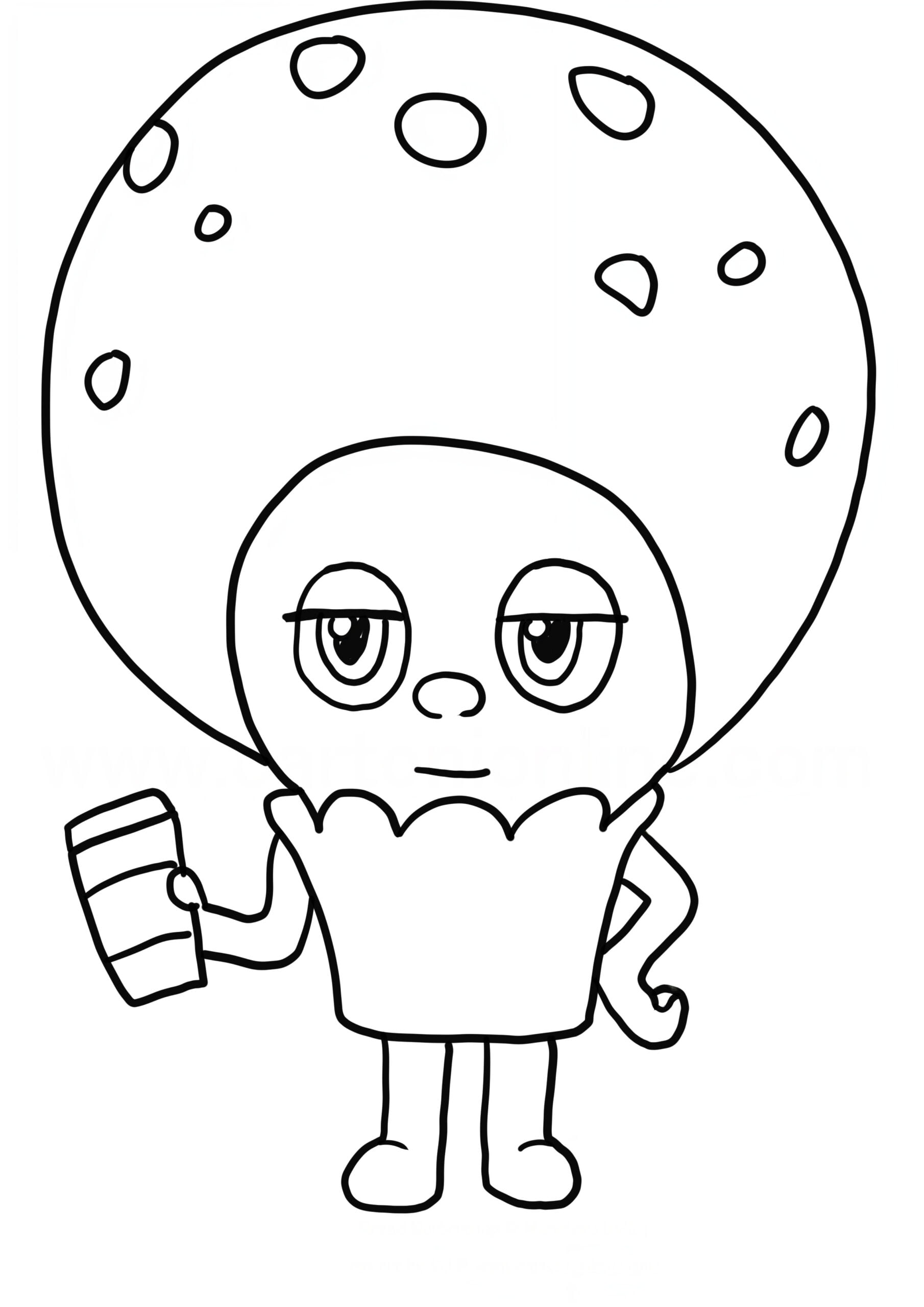 Il Barbiere pasticciere 4 disegni da colorare gratis per bambini di Choco