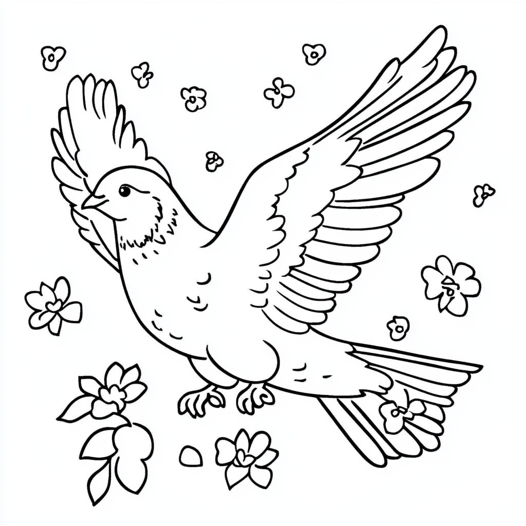22 dibujos para colorear de palomas: ¡desata la paz y la fantasía!