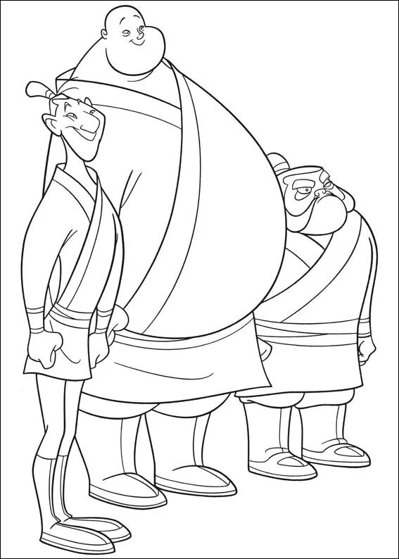 Mulan 11 disegni Mulan da colorare per bambini