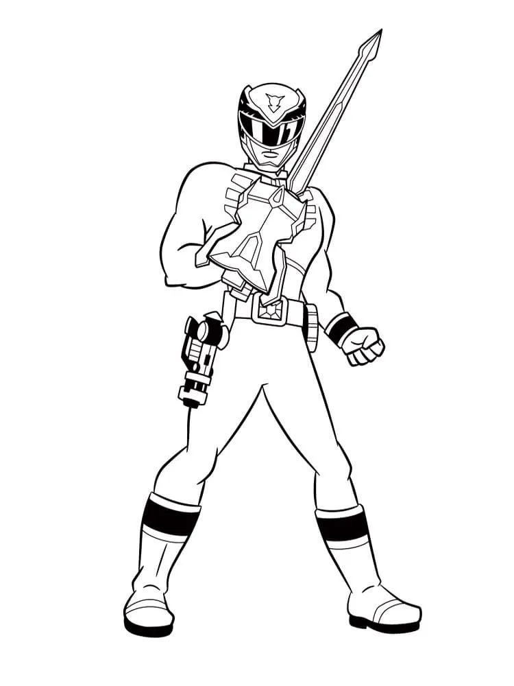 Power Rangers 14 disegni Power Rangers facili da colorare