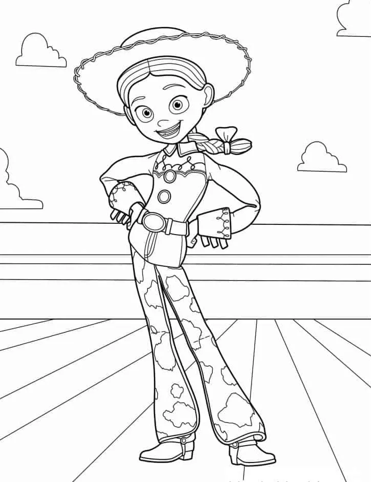 desenho para colorir toy story