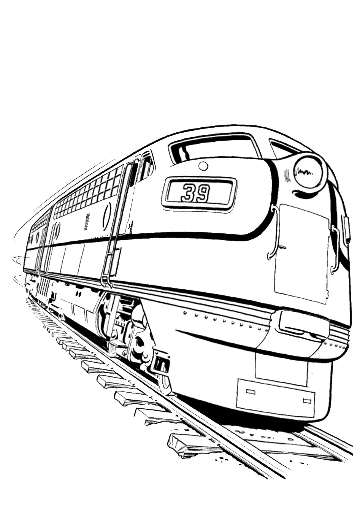 Treni 40 disegno Treni da colorare e stampare