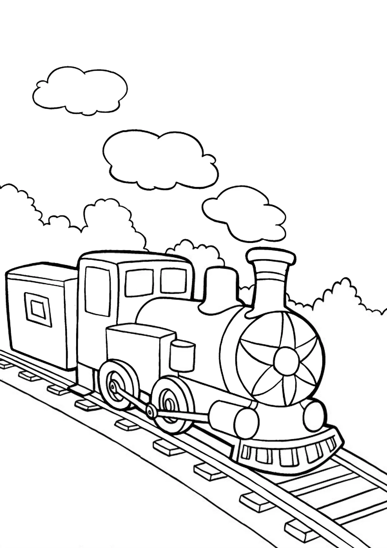 Treni 61 disegno Treni da colorare e stampare 2