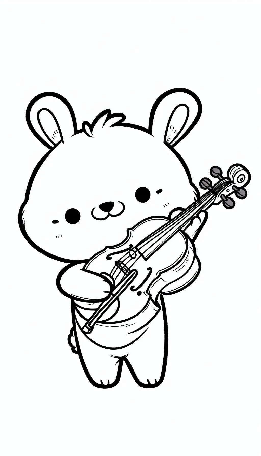 Violino 12 disegni da colorare per bambini pdf Violino 1
