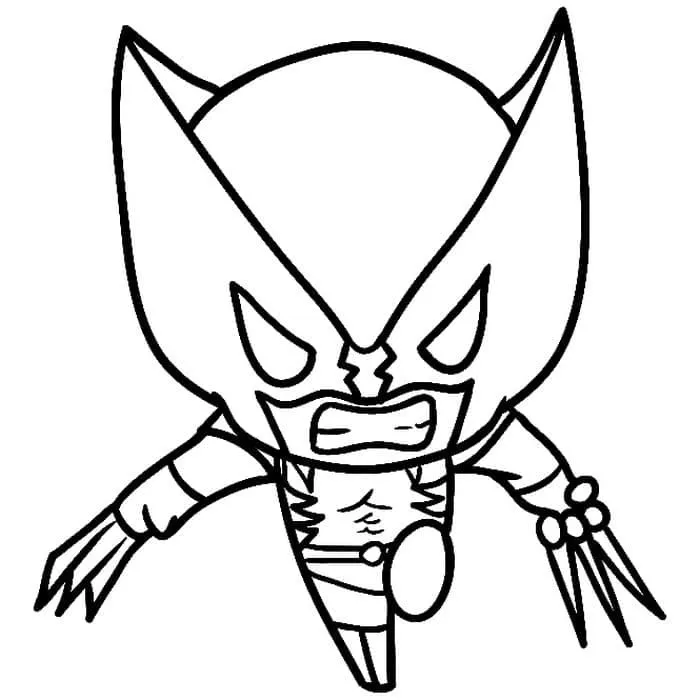 Wolverine 33 immagini da colorare di Wolverine 1