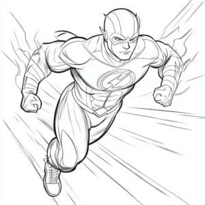 Flash 41 Flash da colorare thumbnail
